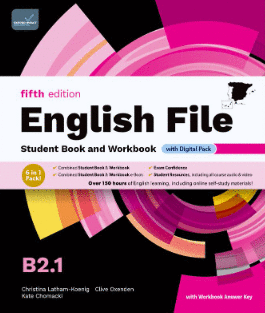 ENGLISH FILE B2.1 STUDENT S BOOK AND WORKBOOK WITH KEY WITH DIGITAL PACK (5ª ED.)