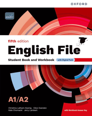 ENGLISH FILE A1/A2 STUDENT S BOOK AND WORKBOOK WITH KEY WITH DIGITAL PACK (5ª ED.)