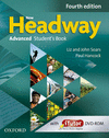 NEW HEADWAY ADVANCED STUDENT'S BOOK + WORKBOOK WITH KEY 4TH ED.