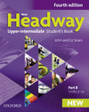 NEW HEADWAY UPPER-INTERMEDIATE: STUDENT'S BOOK WORKBOOK WITH KEY PACK 4TH ED.