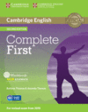 COMPLETE FIRST. WORKBOOK WITH ANSWERS WITH AUDIO CD. 2ª ED