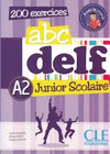 ABC DELF JUNIOR SCOLAIRE. A2. LIVRE + CDROM