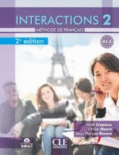 INTERACTIONS 2 - NIVEAU A1.2 - LIVRE DE L'ÉLÈVE + AUDIO. 2ª ED.