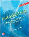 ESTADÍSTICA APLICADA A LA ADMINISTRACIÓN Y LA ECONOMÍA