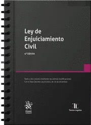 LEY DE ENJUICIAMIENTO CIVIL. 4ª EDICIÓN 2024 CON ANILLAS