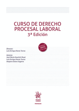 CURSO DE DERECHO PROCESAL LABORAL. 3ª ED.