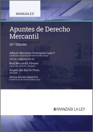 APUNTES DE DERECHO MERCANTIL. 26ª ED.