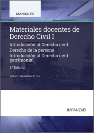 MATERIALES DOCENTES DE DERECHO CIVIL I