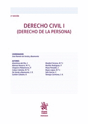 DERECHO CIVIL I  (DERECHO DE LA PERSONA) 3ª EDICIÓN