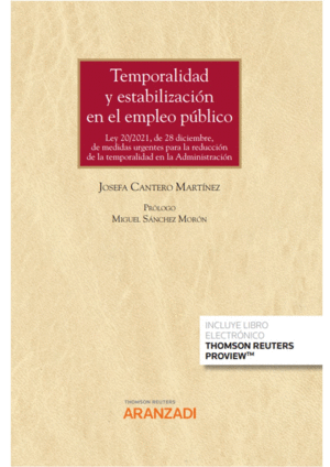 TEMPORALIDAD Y ESTABILIZACIÓN EN EL EMPLEO PÚBLICO