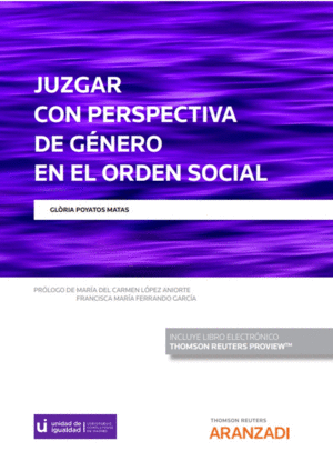 JUZGAR CON PERSPECTIVA DE GÉNERO EN EL ORDEN SOCIAL