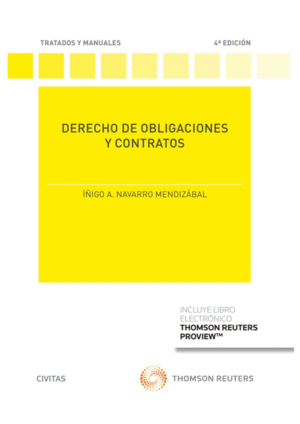 DERECHO DE OBLIGACIONES Y CONTRATOS. 4ª ED.