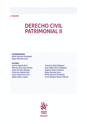 DERECHO CIVIL PATRIMONIAL II (4ª EDICION)