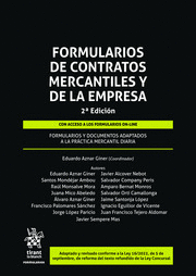 FORMULARIOS DE CONTRATOS MERCANTILES Y DE LA EMPRESA (2ª EDICIÓN)