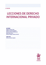 LECCIONES DE DERECHO INTERNACIONAL PRIVADO. 3ª ED.