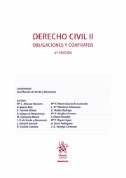 DERECHO CIVIL II. OBLIGACIONES Y CONTRATOS. 6ª EDICIÓN