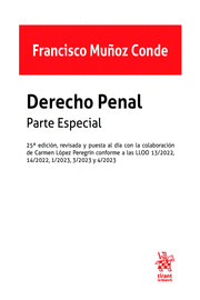 DERECHO PENAL. PARTE ESPECIAL. 25ª EDICIÓN