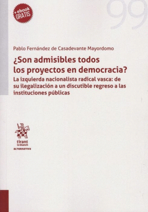 ¿SON ADMISIBLES TODOS LOS PROYECTOS EN DEMOCRACIA?