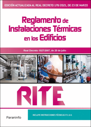REGLAMENTO DE INSTALACIONES TÉRMICAS EN EDIFICIOS. RITE. 8ªEDICION