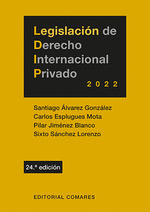 LEGISLACIÓN DE DERECHO INTERNACIONAL PRIVADO. 24 ED.