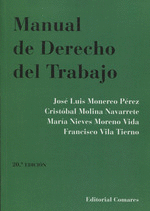 MANUAL DE DERECHO DEL TRABAJO. 20 ED.