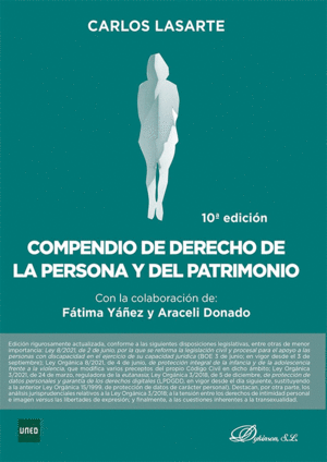 COMPENDIO DE DERECHO DE LA PERSONA Y DEL PATRIMONIO. 10ª ED.