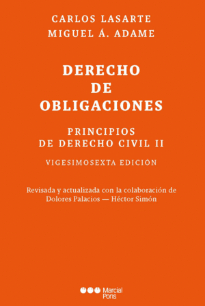 PRINCIPIOS DE DERECHO CIVIL II. DERECHO DE OBLIGACIONES. 26ª ED.