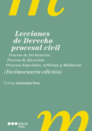 LECCIONES DE DERECHO PROCESAL CIVIL. 14 ED