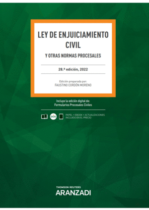 LEY DE ENJUICIAMIENTO CIVIL Y OTRAS NORMAS PROCESALES. 28ª ED.