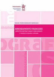 ARRENDAMIENTO FINANCIERO. ASPECTOS CONTRACTUALES Y CONCURSALES. 2 ED.