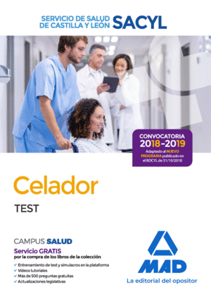 TEST. CELADOR. SERVICIO DE SALUD DE CASTILLA Y LEÓN