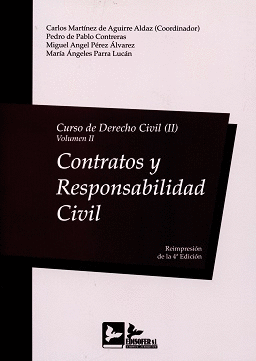 CURSO DE DERECHO CIVIL (II). VOLUMEN II. CONTRATOS Y RESPONSABILIDAD CIVIL