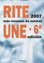 RITE+RESUMEN DE NORMAS UNE. 6ED