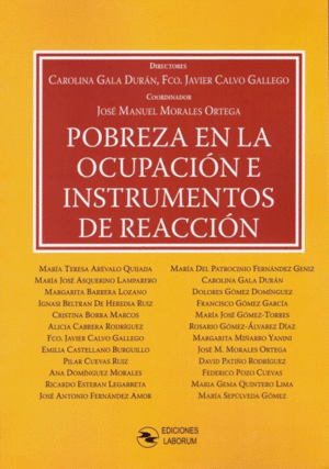 POBREZA EN LA OCUPACIÓN E INSTRUMENTOS DE REACCIÓN