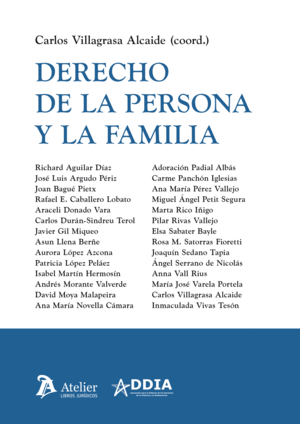DERECHO DE LA PERSONA Y LA FAMILIA