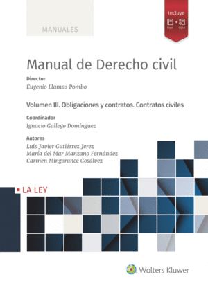 MANUAL DE DERECHO CIVIL. VOLUMEN III
