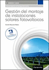 GESTIÓN DEL MONTAJE DE INSTALACIONES SOLARES FOTOVOLTAICAS
