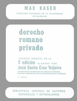 DERECHO ROMANO PRIVADO