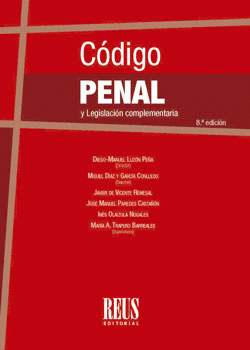 CÓDIGO PENAL Y LEGISLACIÓN COMPLEMENTARIA. 8ª ED.