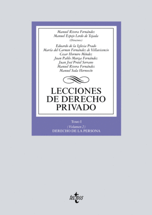 LECCIONES DE DERECHO PRIVADO. TOMO I (VOLUMEN 2)
