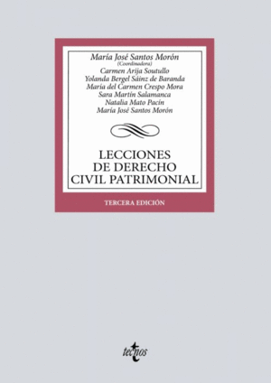 LECCIONES DE DERECHO CIVIL PATRIMONIAL. 3ª ED.