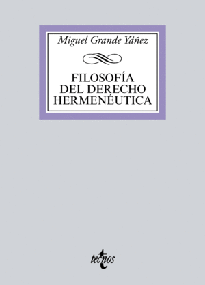 FILOSOFÍA DEL DERECHO HERMENÉUTICA