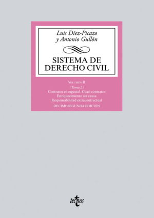 SISTEMA DE DERECHO CIVIL. VOLUMEN II. (TOMO 2)