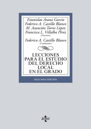 LECCIONES PARA EL ESTUDIO DEL DERECHO LOCAL EN EL GRADO. 2ª ED.