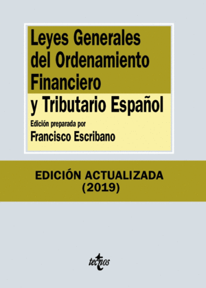 LEYES GENERALES DEL ORDENAMIENTO FINANCIERO Y TRIBUTARIO ESPAÑOL. 13ª ED.