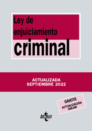LEY DE ENJUICIAMIENTO CRIMINAL. 6ª ED.
