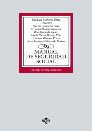 MANUAL DE SEGURIDAD SOCIAL. 19ª ED.