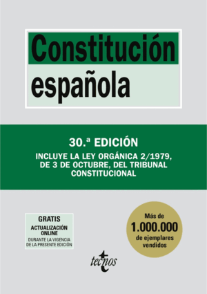 CONSTITUCIÓN ESPAÑOLA. 30ª ED.