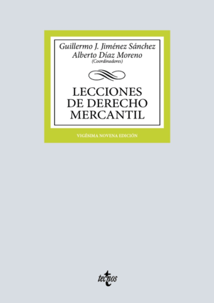 LECCIONES DE DERECHO MERCANTIL. 29ª ED.