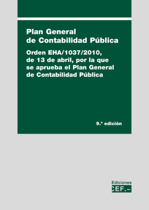 PLAN GENERAL DE CONTABILIDAD PÚBLICA. 9 ED.